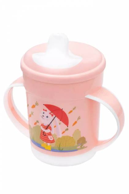 Поильник с ручками и с декором