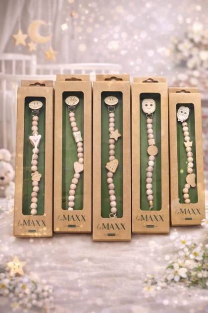 Держатель для пустышки дерево (Рисунок: Черепашка)