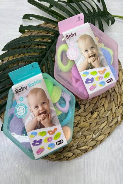 Набор погремушек грызунков (Цвет: Розовый)