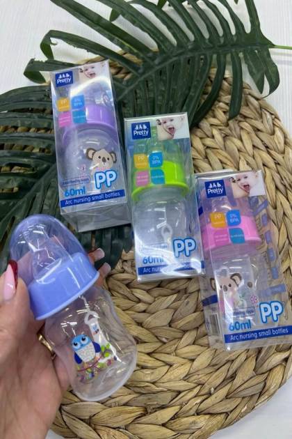 Бутылочка для кормления Petty baby 0+ 60мл (Цвет: Сиреневый)