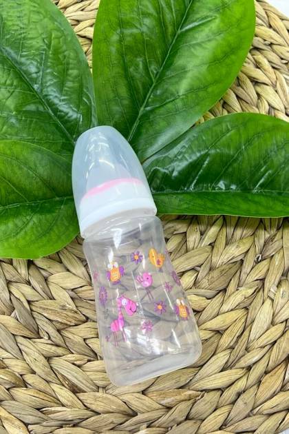 Бутылочка для кормления Бусинка 0мес+ 125мл (Цвет: Розовый)