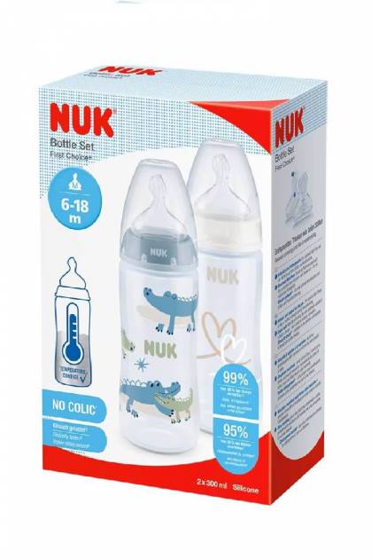 Бутылочка NUK набор 2 шт 6-18мес 2*300мл