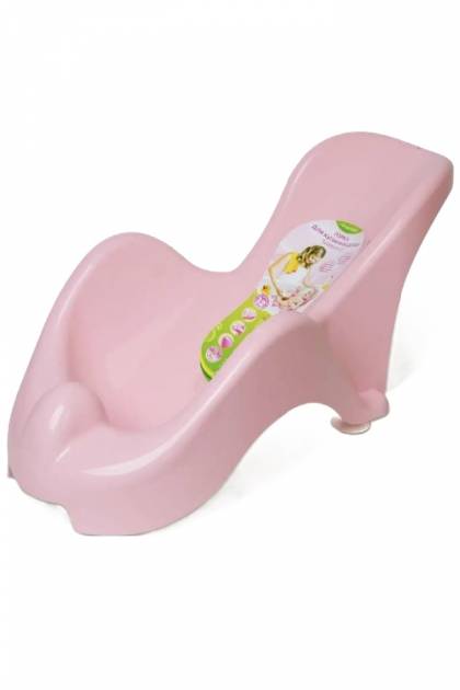 Горка для купания розовая