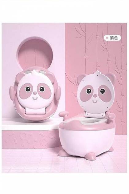 Горшок детский Панда розовый