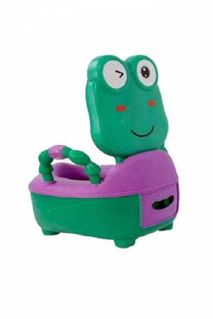 Горшок детский Лягушонок зелёный
