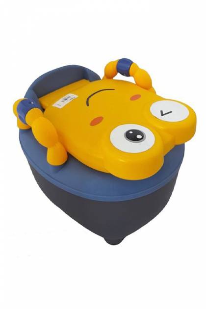 Горшок детский Лягушонок желто-синий