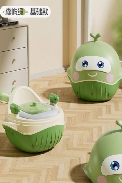 Горшок музыкальный кит Зеленый