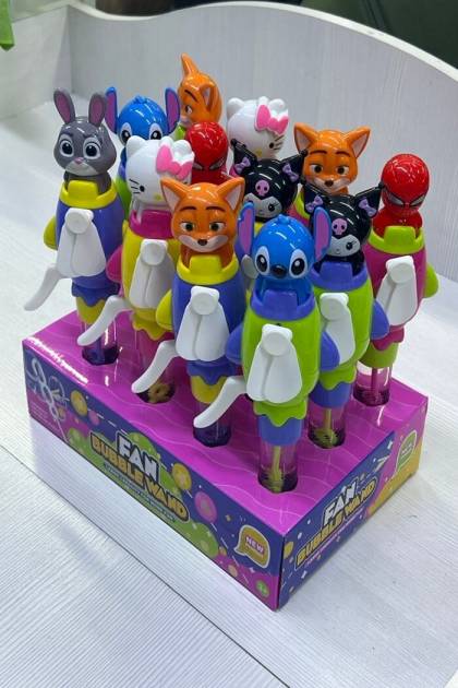 Мыльные пузыри с вентилятором (Рисунок: Человек паук)