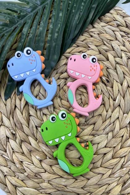 Прорезыватели грызунки Дино (Цвет: Розовый)