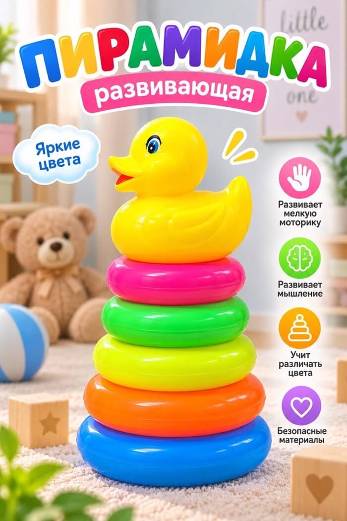 Пирамидка уточка Baby