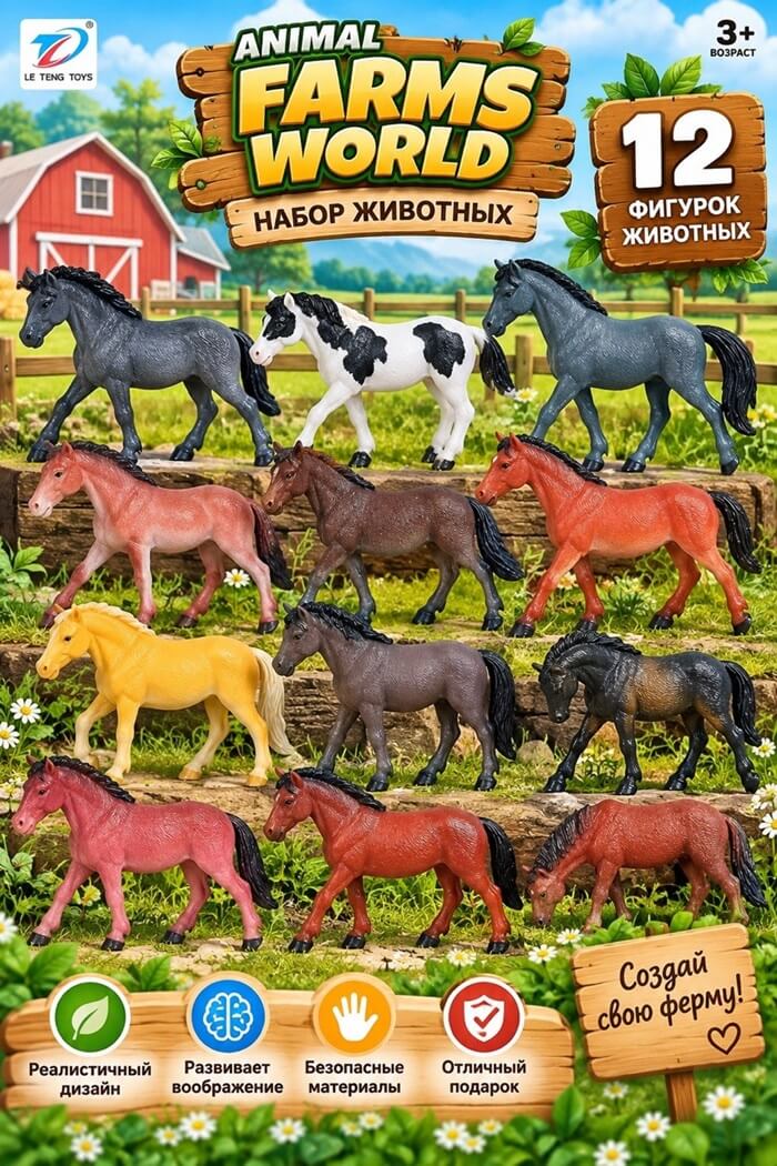Набор резиновых животных